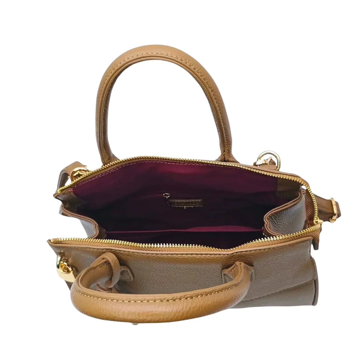 Borsa in pelle premium MS-8345 con raffinata maestria - borsetta conciata