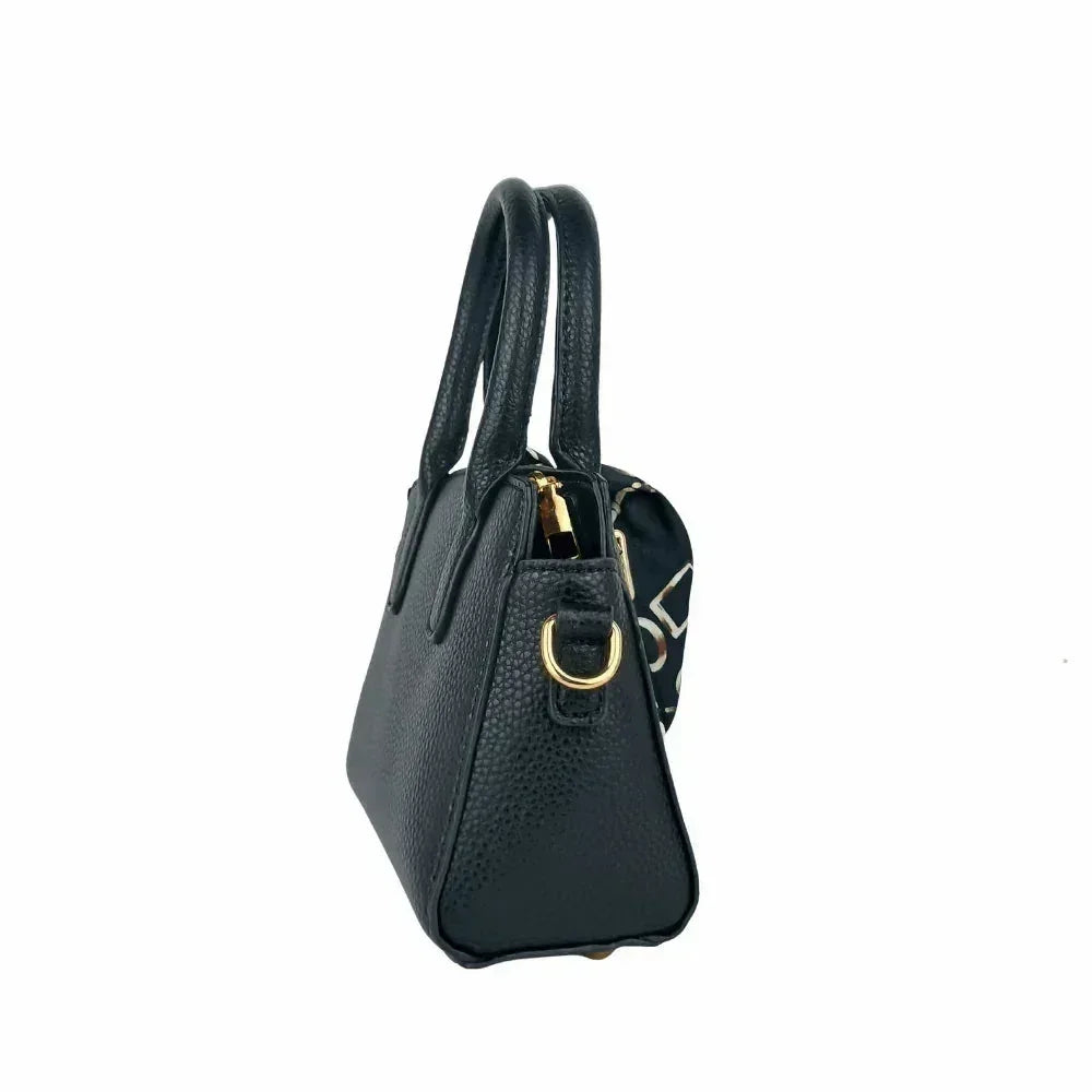 Mini Bag in Pelle MS-6539 con Tracolla Removibile - borsetta mini pelle