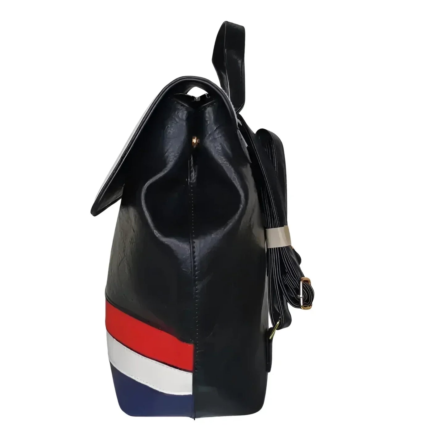 Zaino in Pelle Mickey Mouse Tricolore - zaino pelle nera