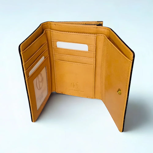 Brown Leather Hand Wallet - MS-1116 - Stile Donna Bags