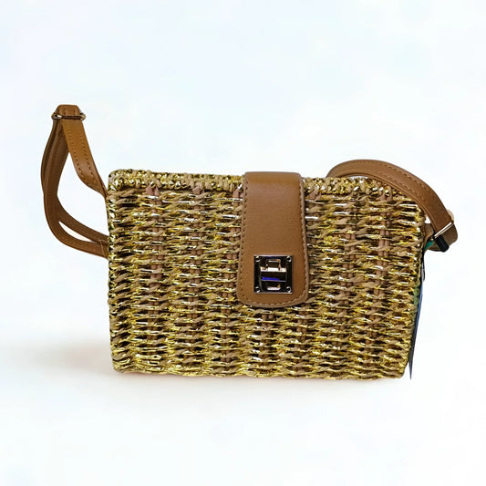 Woven Crossbody Bag - MS-7066 - Stile Donna Bags
