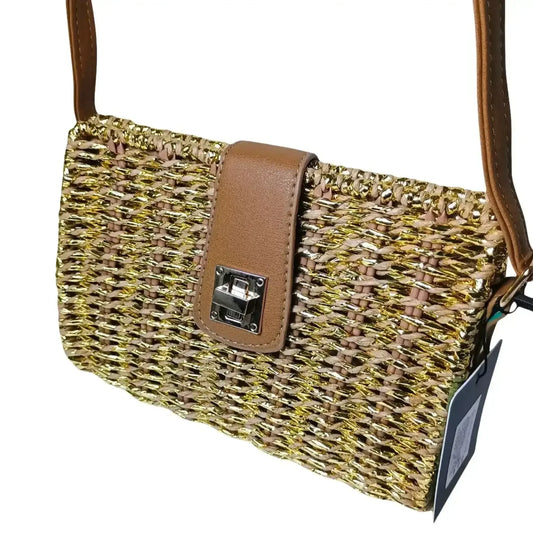 Woven Crossbody Bag - MS-7066 - Stile Donna Bags