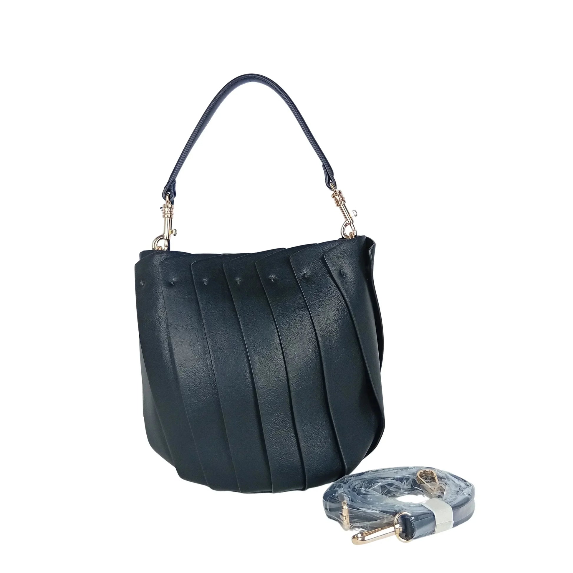 Bloom Bucket tote bag in leather MS-3882 - Stile Donna Bags