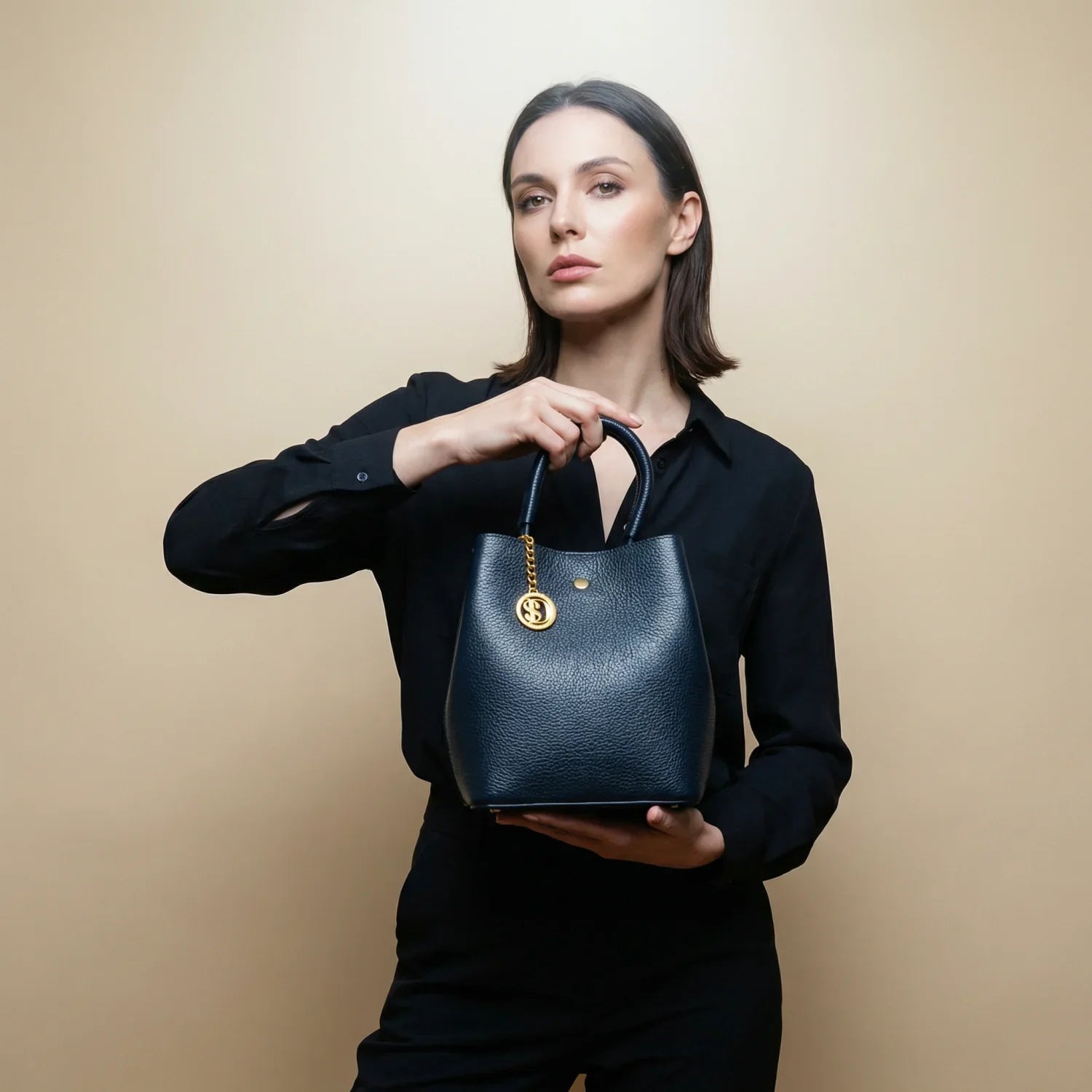 Borsa a Secchiello in Vera Pelle per l’Uso Quotidiano - borsa secchiello pelle