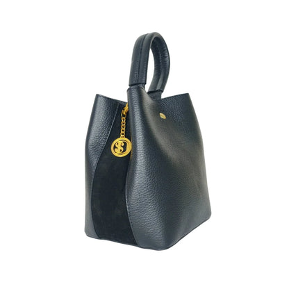 Borsa a Secchiello in Vera Pelle per l’Uso Quotidiano - borsa secchiello pelle