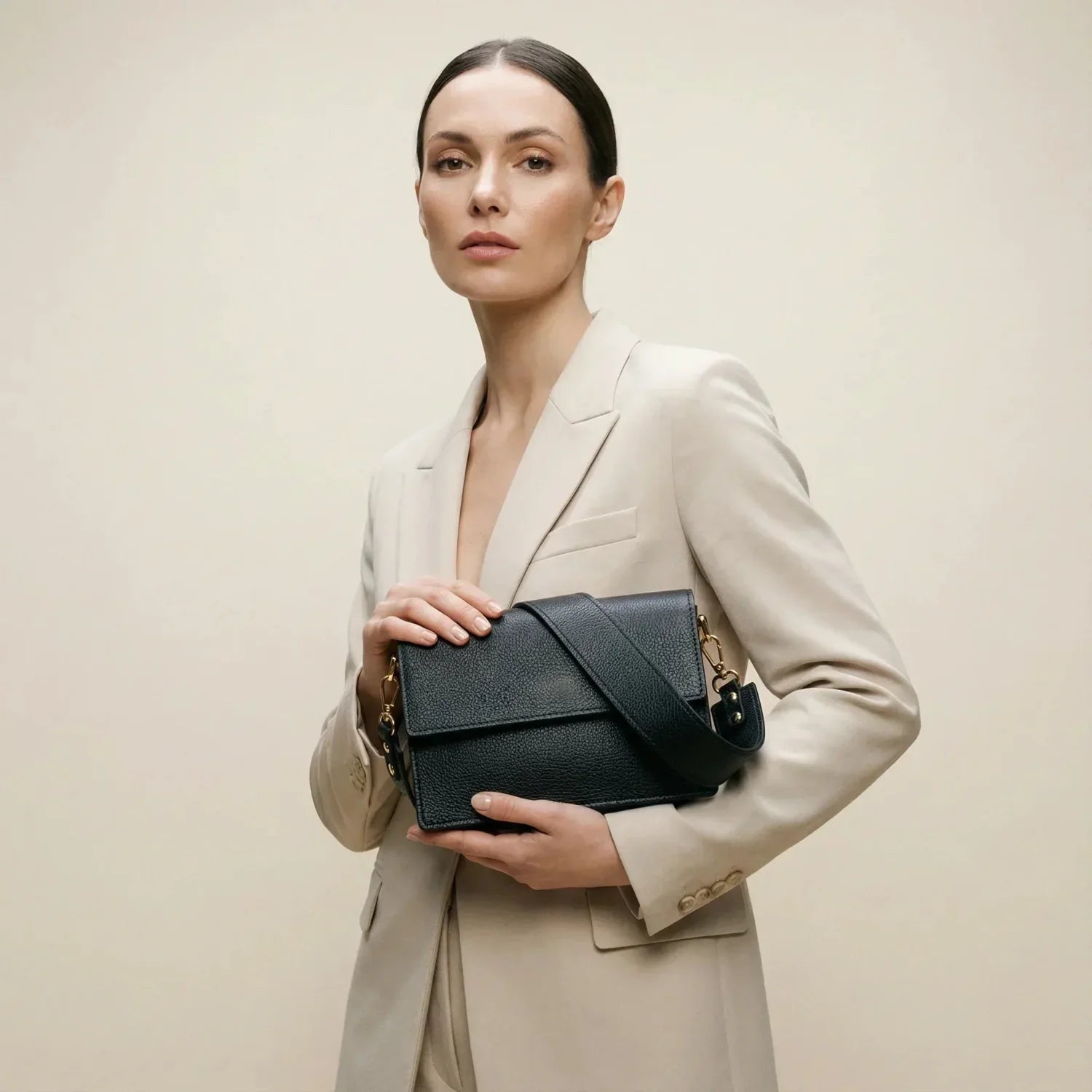 Borsa a tracolla Donna Luxe Crossbody in vera pelle - borsa