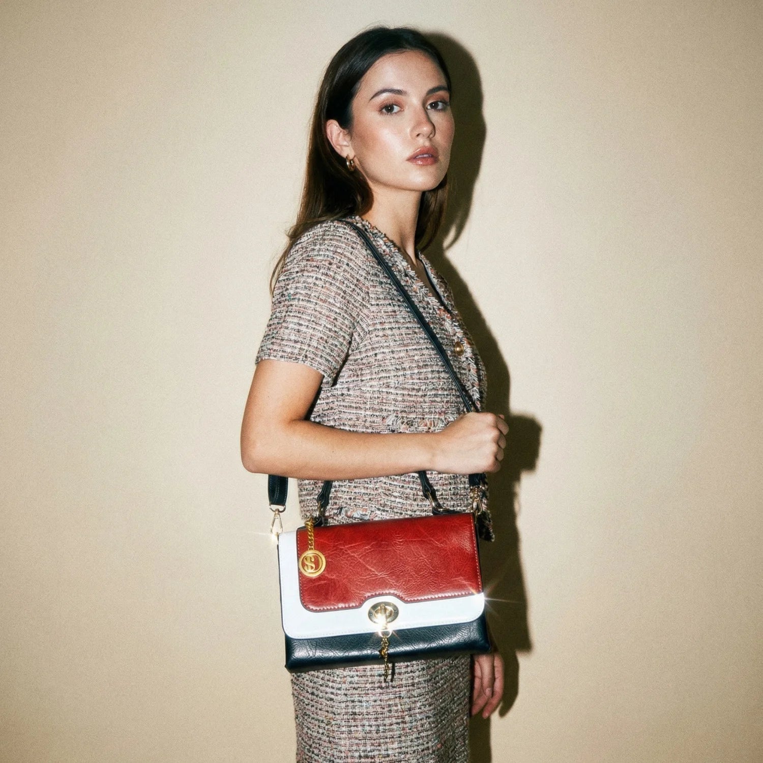 Borsa da donna versatile con tracolla rimovibile - borsa elegante