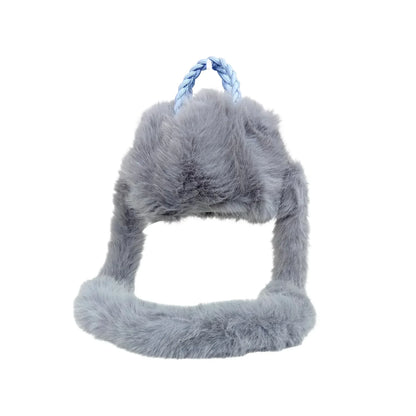 Borsa in Morbida Pelliccia Sintetica Soft Fuzzy - cappello invernale finta