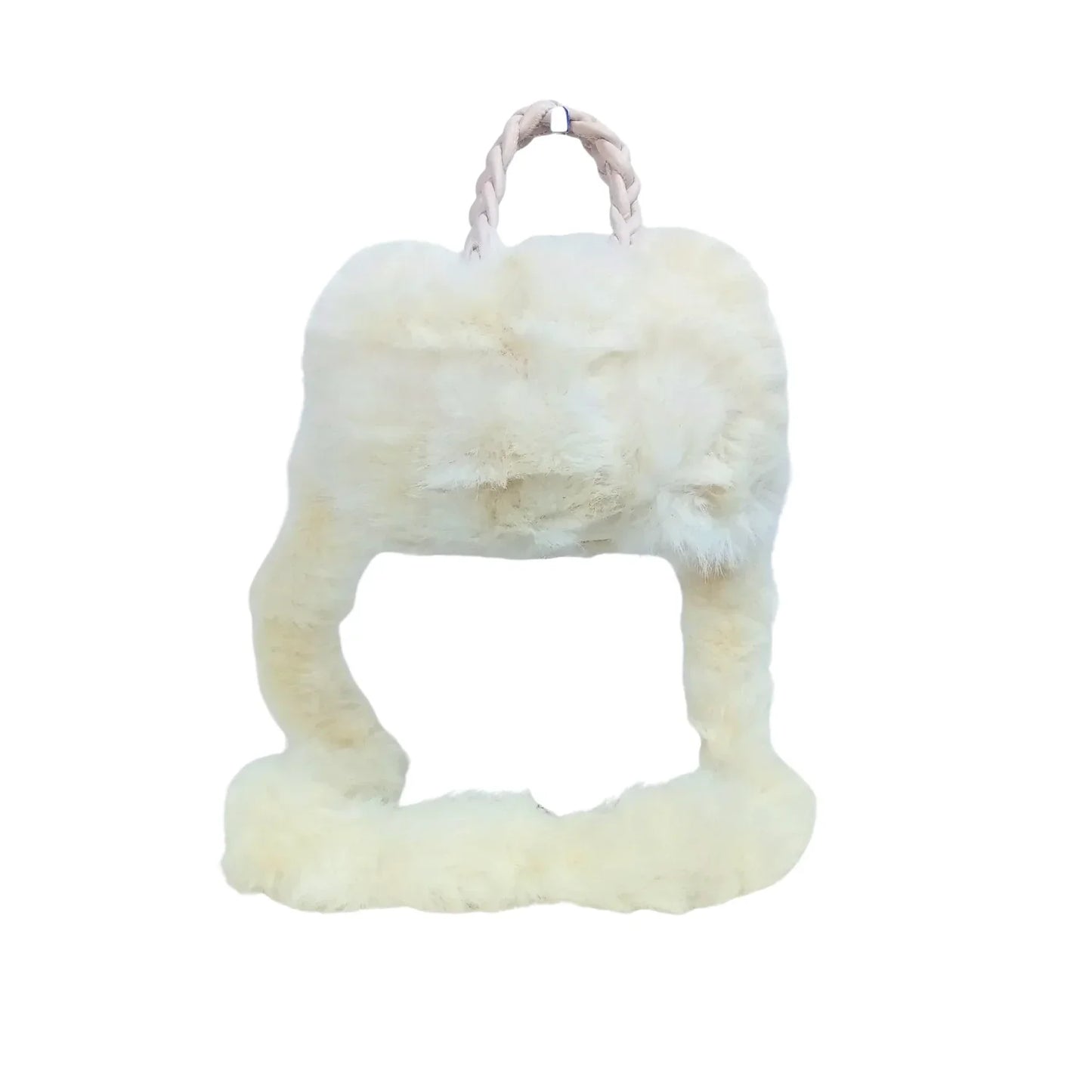 Borsa in Morbida Pelliccia Sintetica Soft Fuzzy - cappello pelle pecora