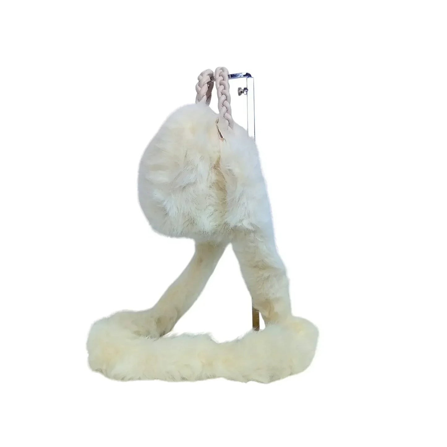 Borsa in Morbida Pelliccia Sintetica Soft Fuzzy - borsa finta pelliccia