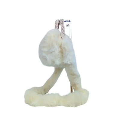 Borsa in Morbida Pelliccia Sintetica Soft Fuzzy - borsa finta pelliccia