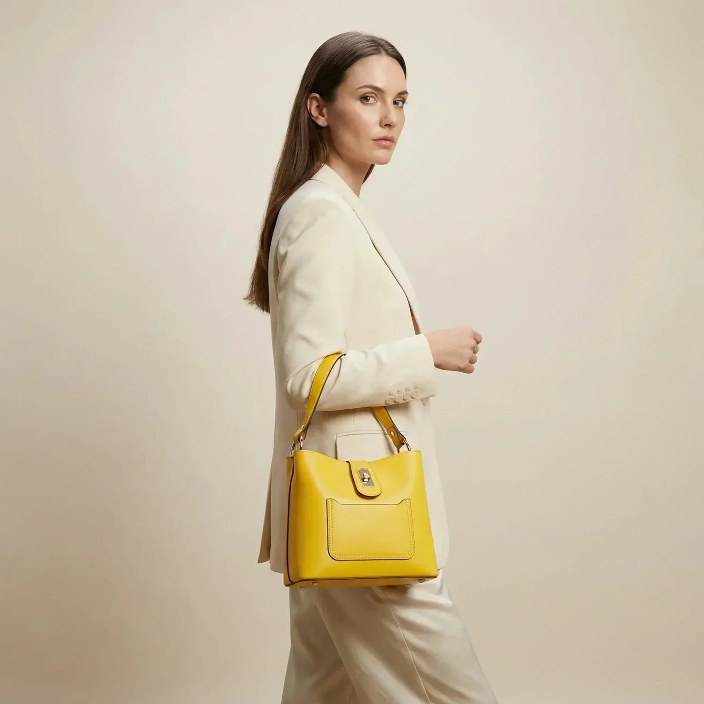 Borsa in Vera Pelle The Stile Aura - borsa spalla pelle