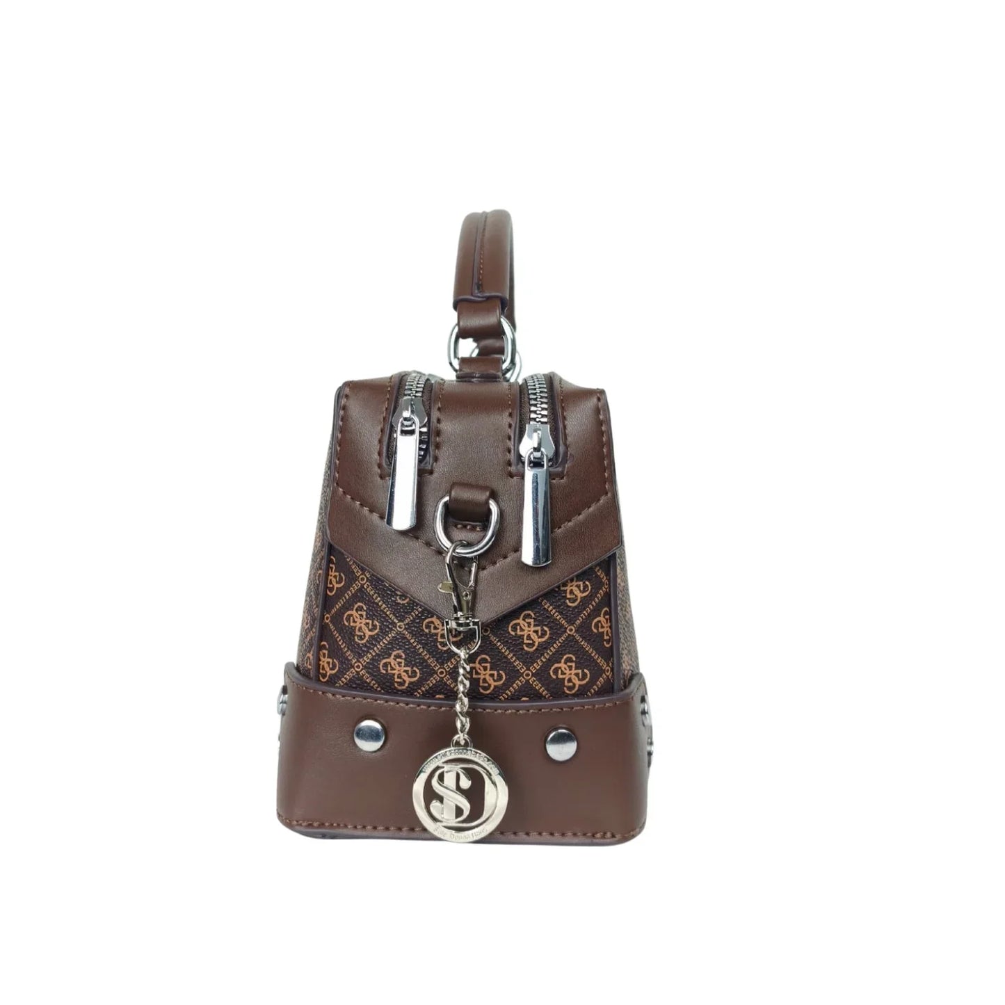 Borsa Mini Doctor Bag in Pelle con Monogramma - zaino mini finta