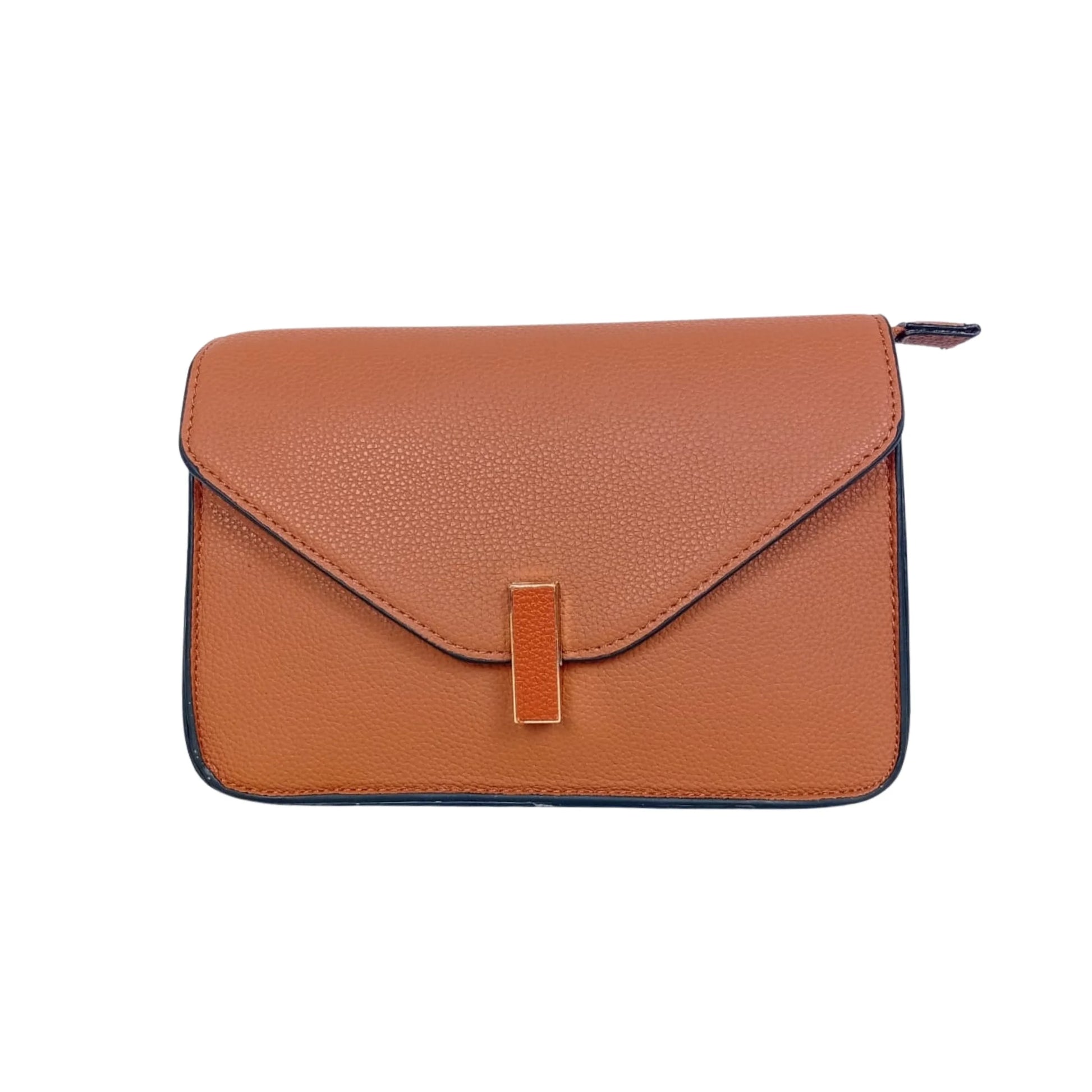 Brown Leather Shoulder Bag - MS-6346 - bag