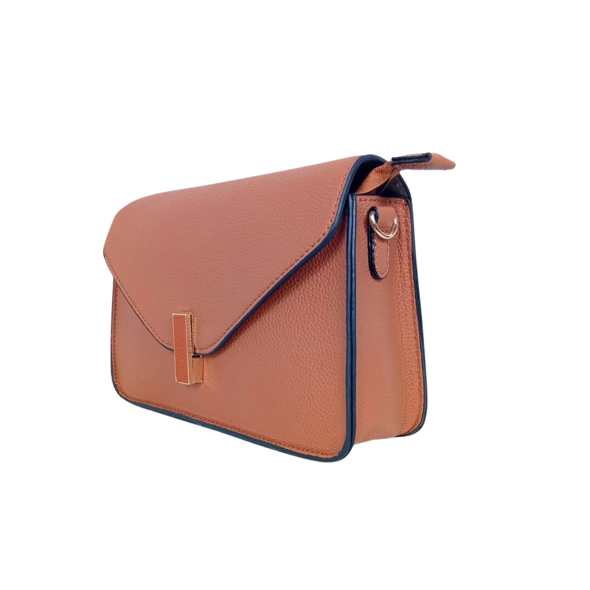 Brown Leather Shoulder Bag - MS-6346 - bag