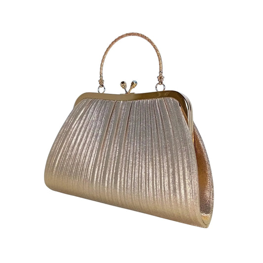 BS Gold Stone Soft pouch bag - Stile Donna Bags