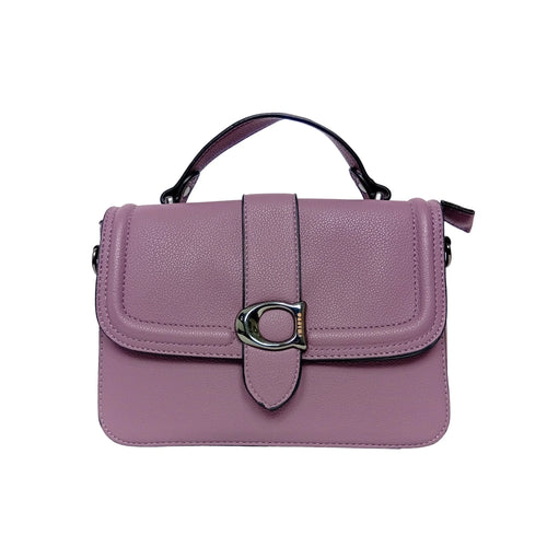Charro rigid shoulder bag - Purple - Handbag