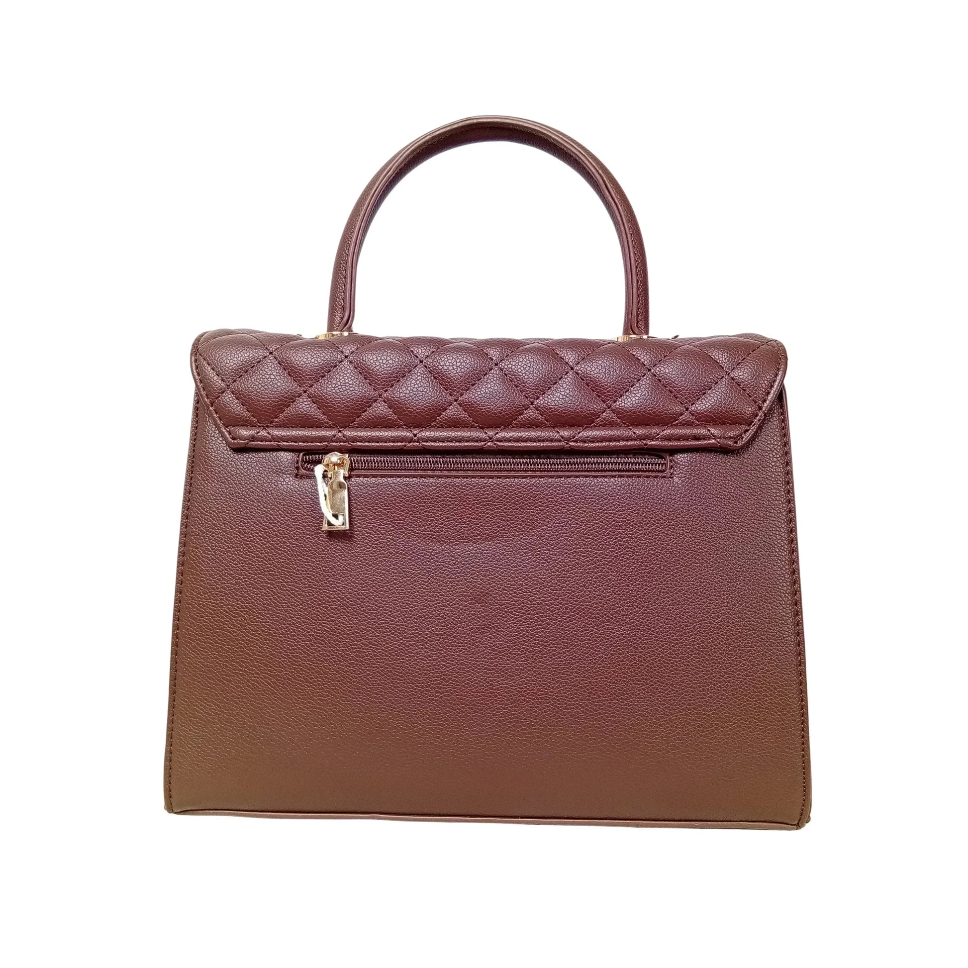 Clover clasp leather handbag MS-4458 - Stile Donna Bags