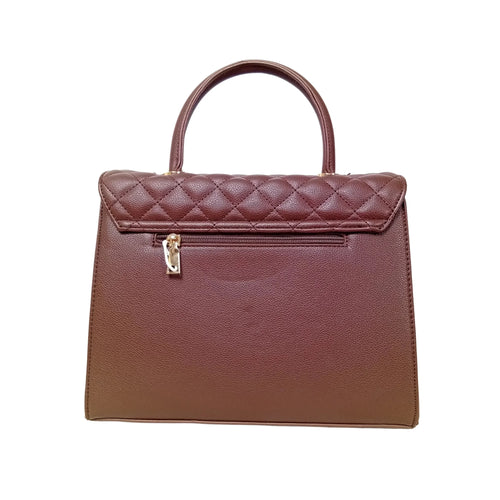 Clover clasp leather handbag MS-4458 - Stile Donna Bags