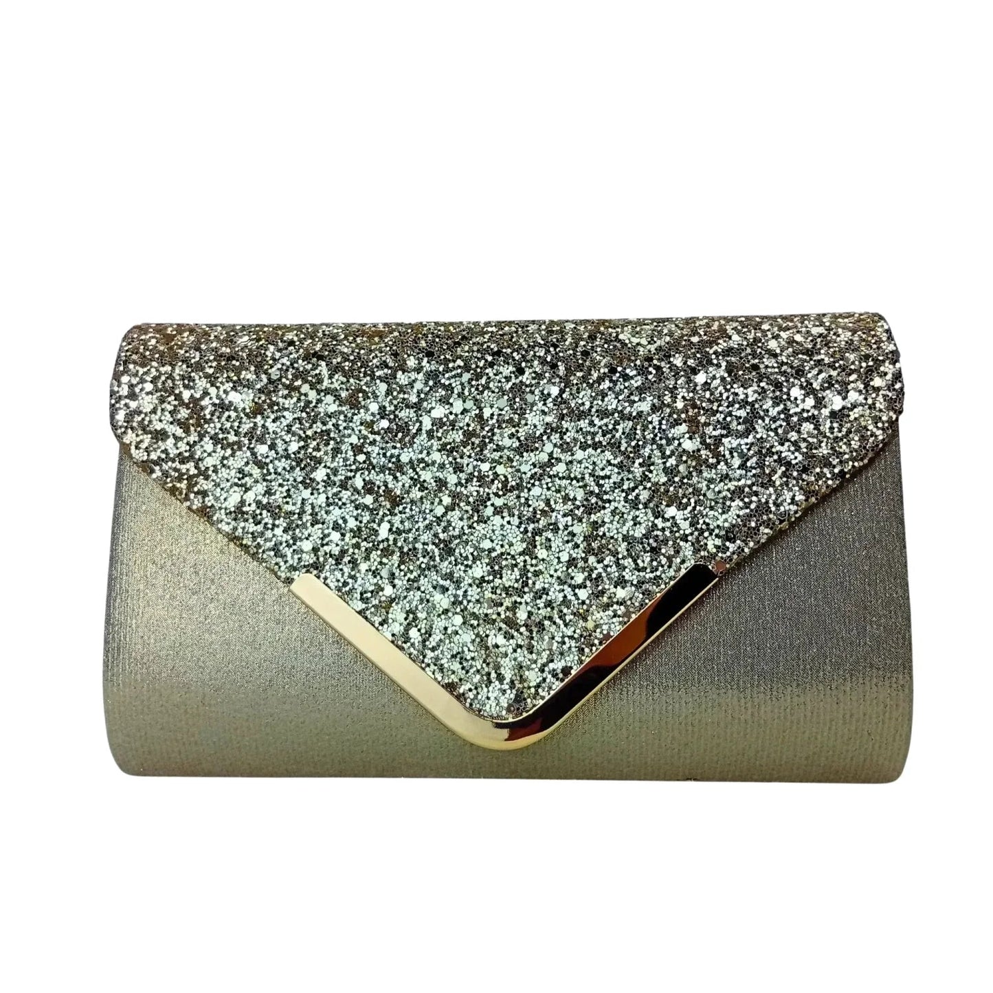 Clutch Bag a Busta Argentata da Sera - clutch metallica lucida