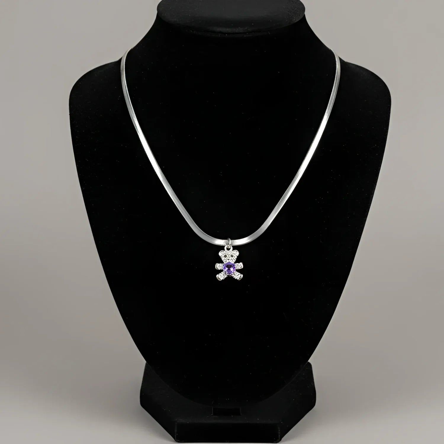 Collana Sweetheart con Ciondolo Orsetto - collana catena serpente