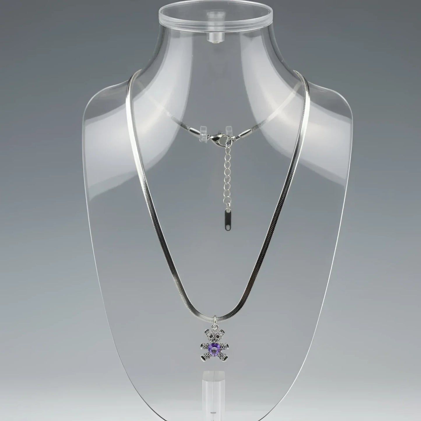 Collana Sweetheart con Ciondolo Orsetto - collana catena serpente