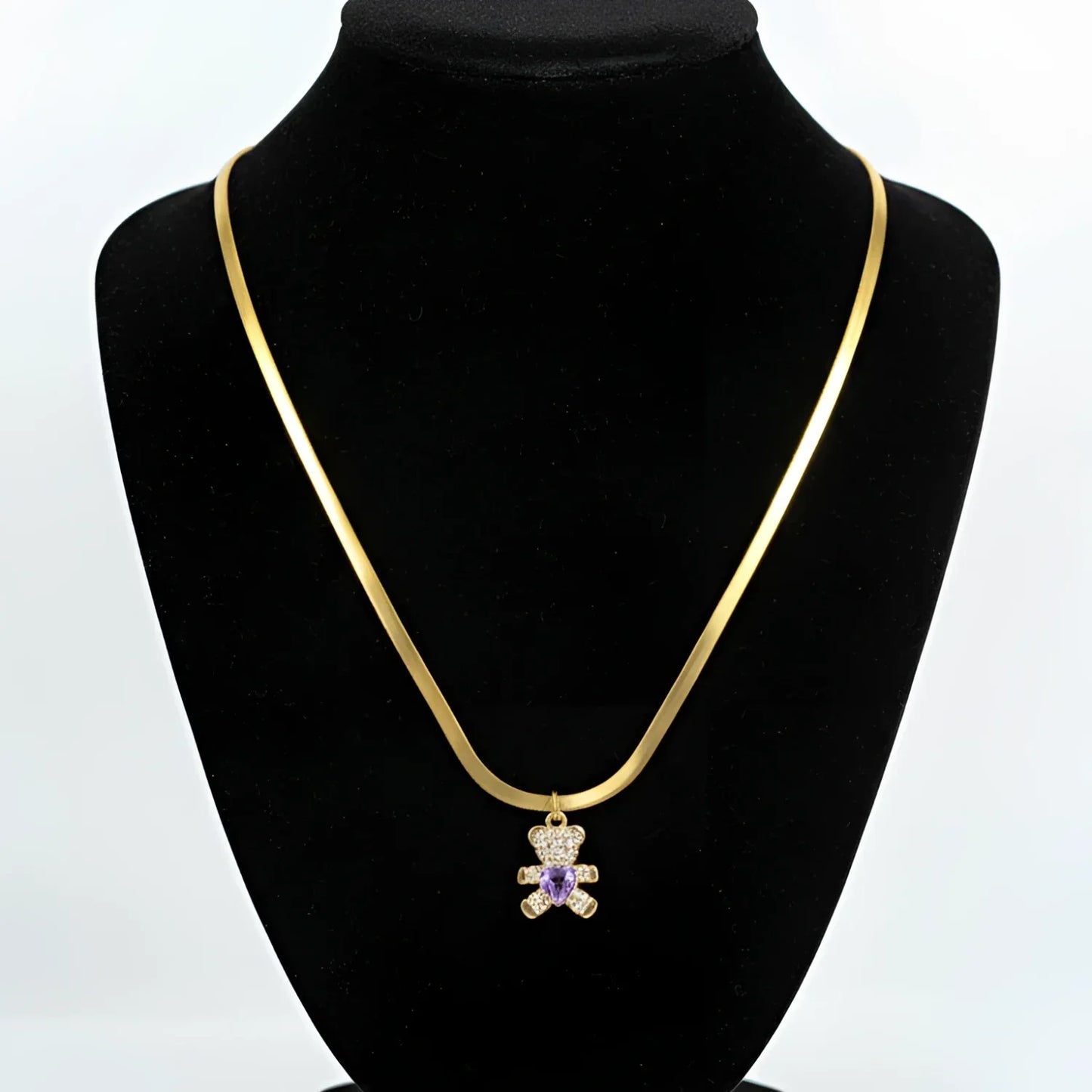 Collana Sweetheart con Ciondolo Orsetto - collana catena serpente