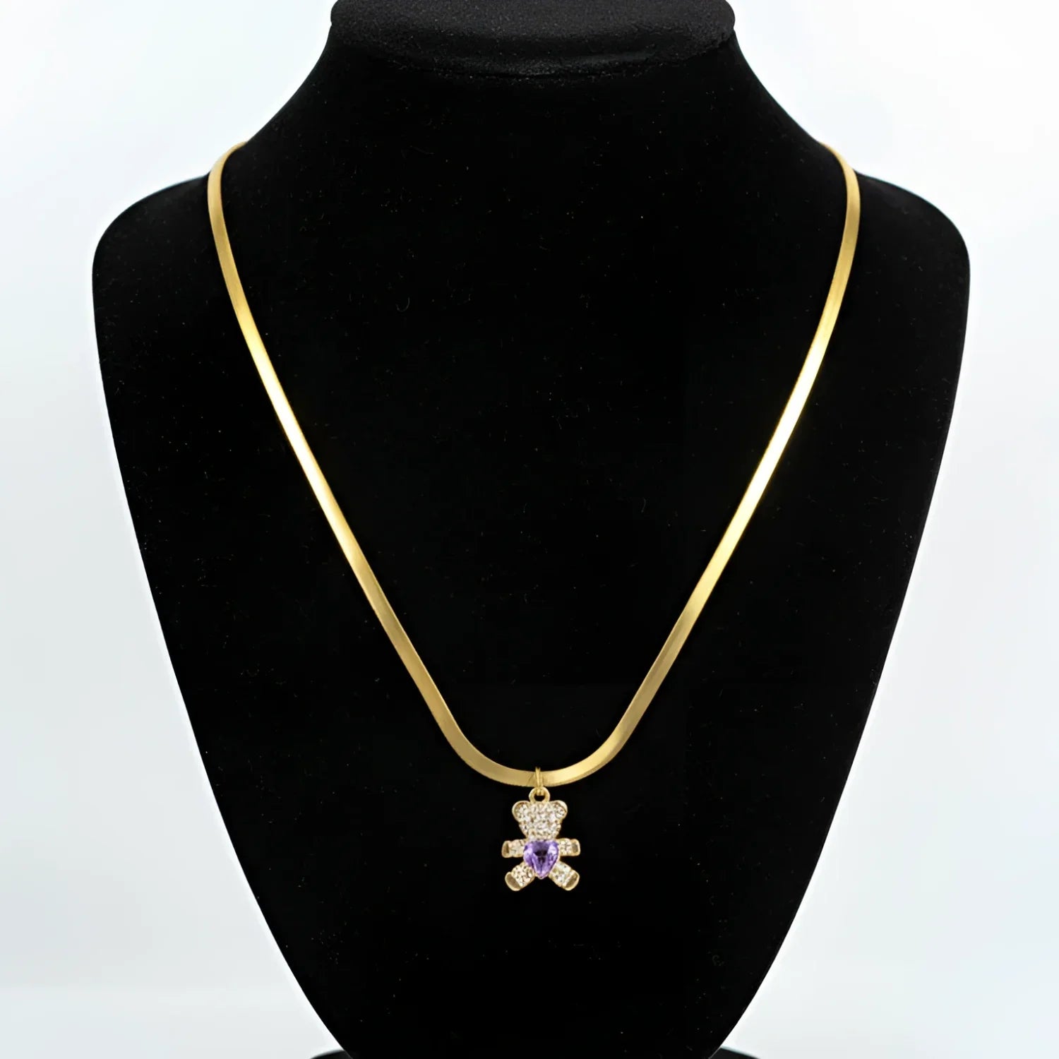 Collana Sweetheart con Ciondolo Orsetto - collana catena serpente