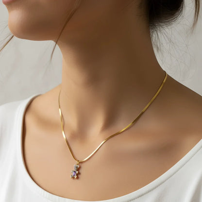 Collana Sweetheart con Ciondolo Orsetto - delicato collier catena