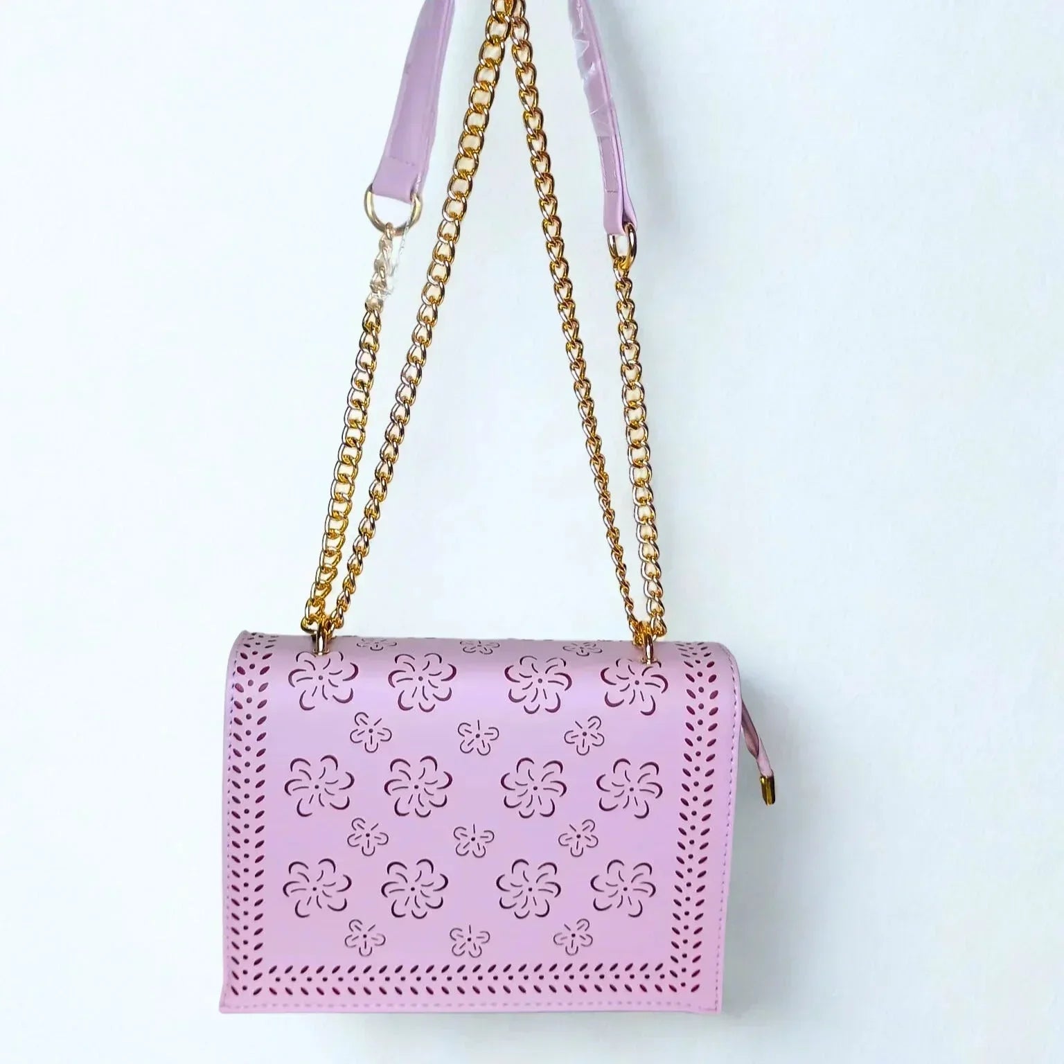 Crossbody Bag with Chain Strap - MS-6936 - Stile Donna Bags