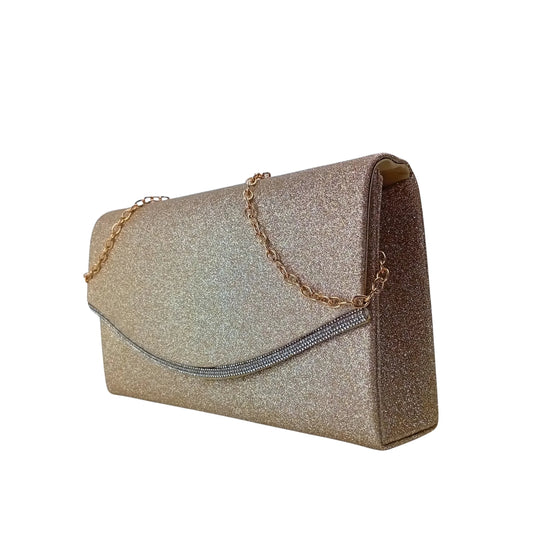 Envelope Rhinestone Clutch Bag MS-3825 - Stile Donna Bags
