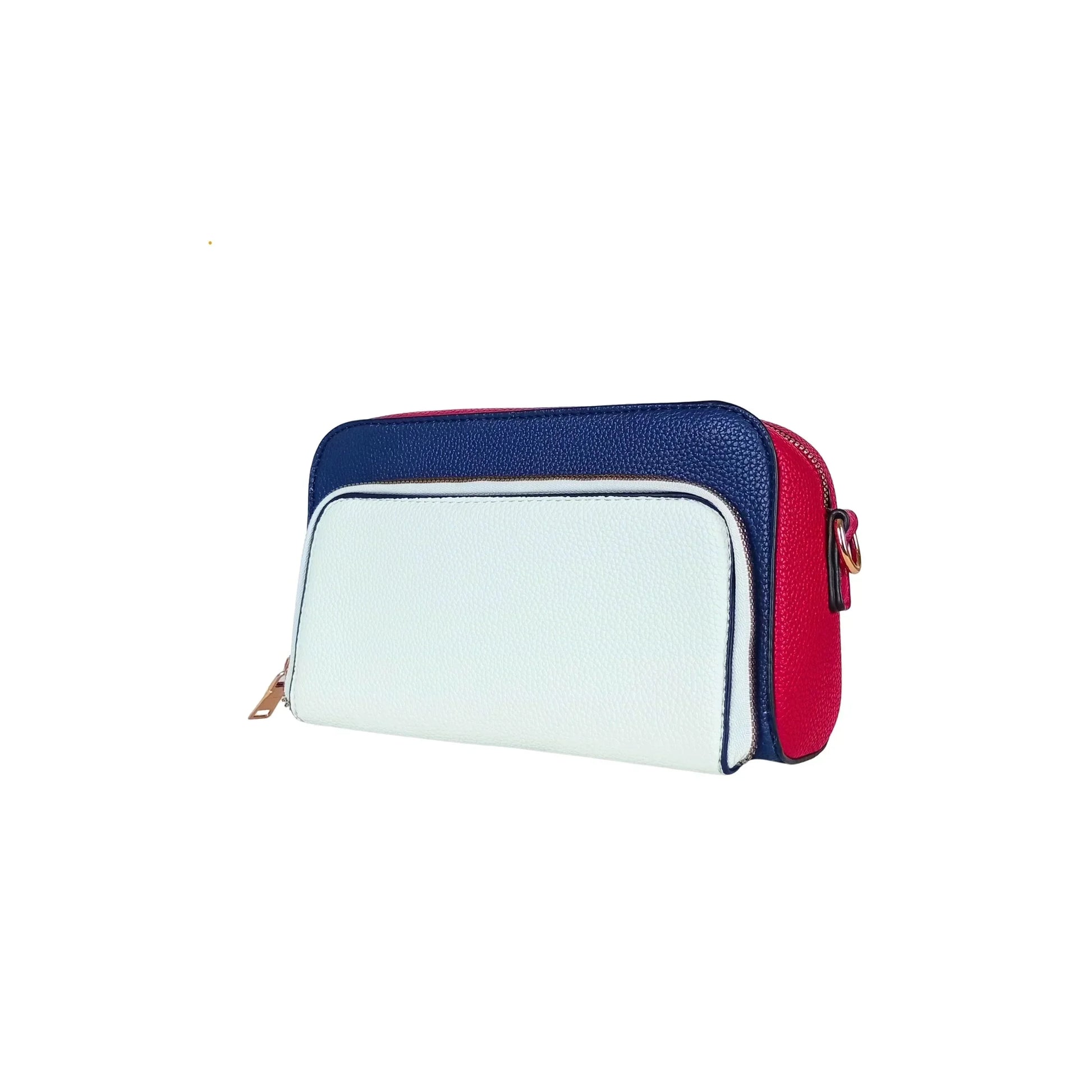 Faux Leather Crossbody Bag with removable shoulder strap - MS-2848 - Stile Donna Bags