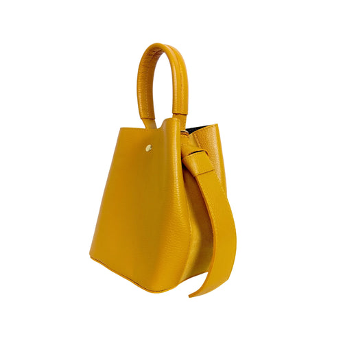 Genuine Leather Bucket Bag MS-3265 - Handbag