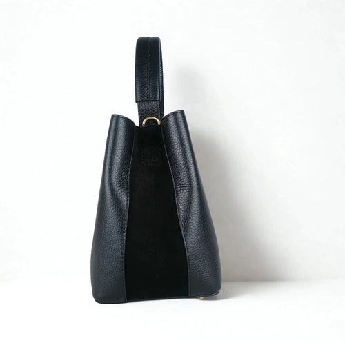 Genuine Leather Bucket Bag MS-3265 - Stile Donna Bags