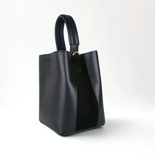 Genuine Leather Bucket Bag MS-3265 - Stile Donna Bags