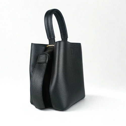 Genuine Leather Bucket Bag MS-3265 - Stile Donna Bags