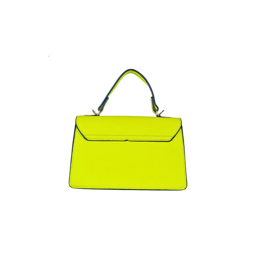 Green mini leather handbag - ms-8647 - Stile Donna Bags
