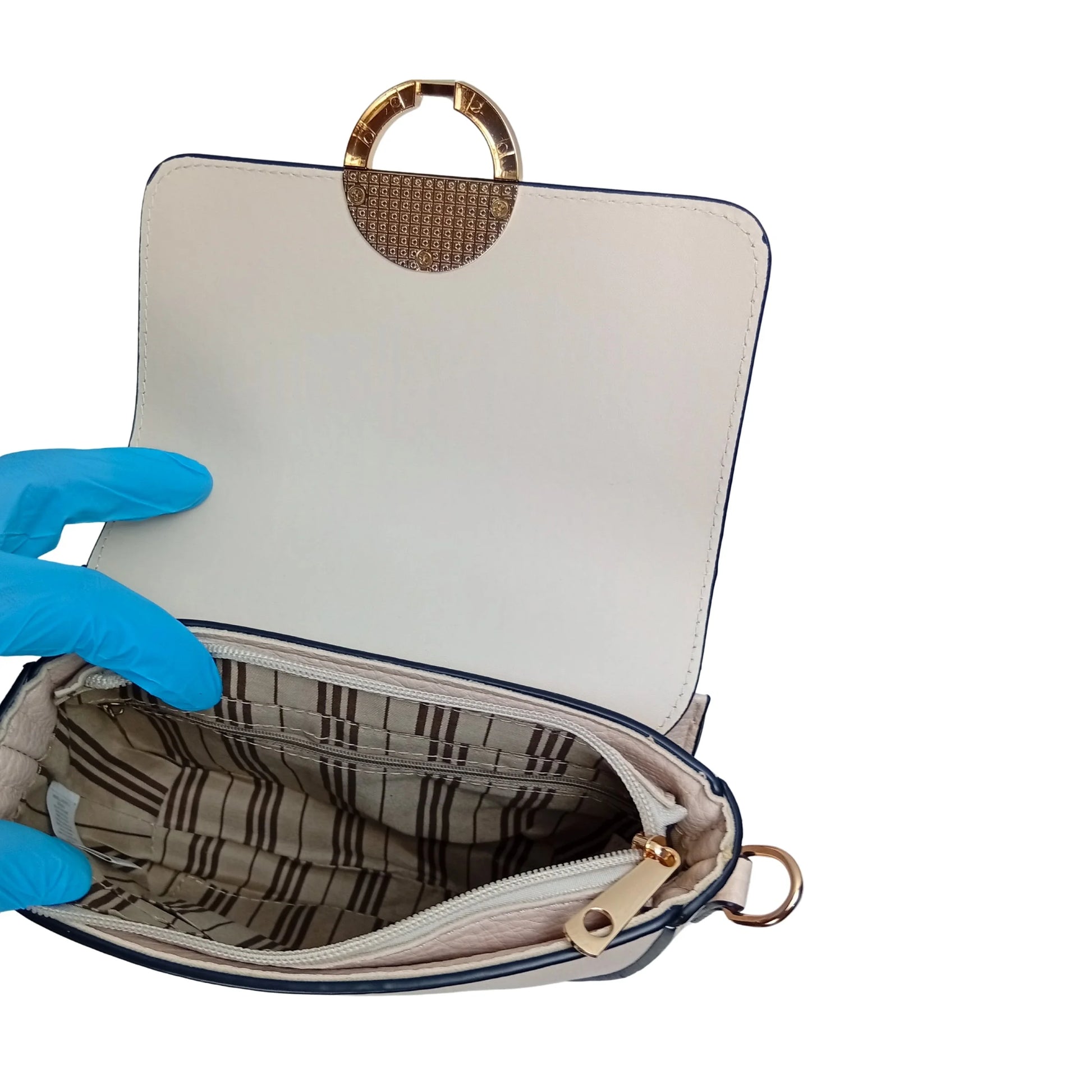 Half Moon Leather Crossbody Bag - MS-7611 - bag