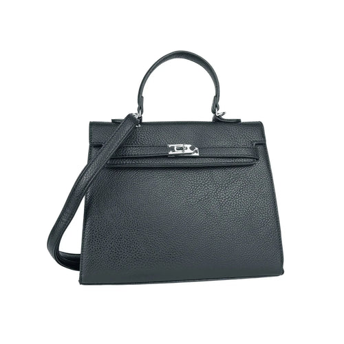 Handbag with Silver Metal Details MS-7528 - Stile Donna Bags