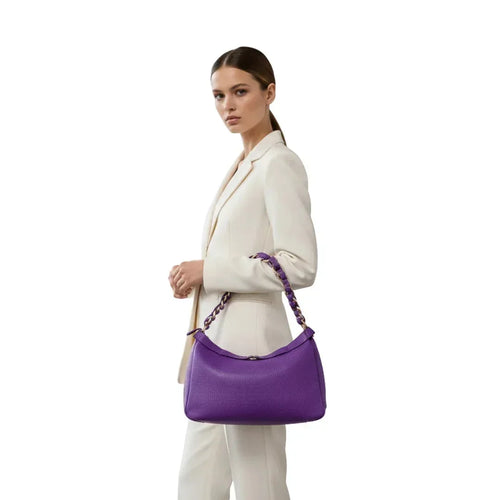 Kara Knotted Strap Chain leather bag MS-2283 - Stile Donna Bags