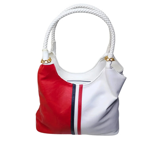 Leather Bag with Removable Strap MS-0354 - Stile Donna Bags