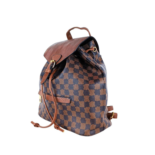 Leather Bucket backpack - MS-3113 - Stile Donna Bags