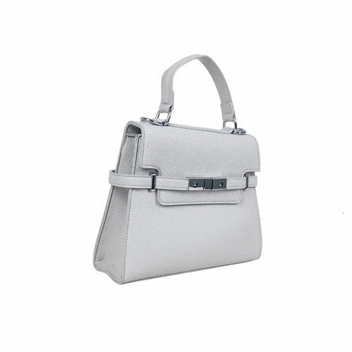 Leather handbag with removable shoulder strap MS-9518 - Stile Donna Bags