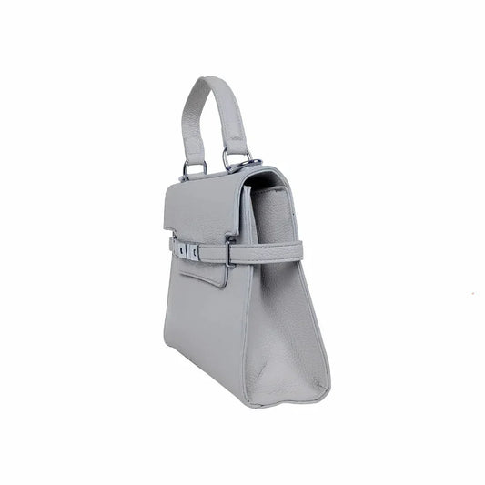 Leather handbag with removable shoulder strap MS-9518 - Stile Donna Bags