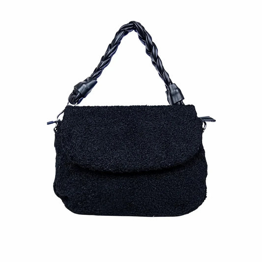 Leather Handbag with sturdy rug Materia MS-9834 - Stile Donna Bags