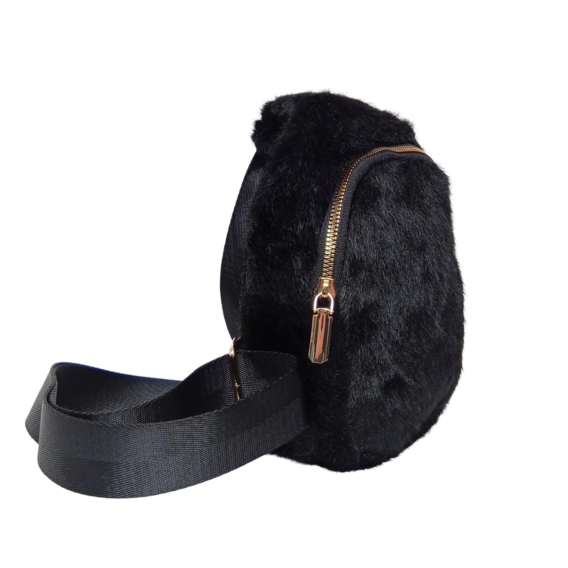 Mini faux fur crossbody bag - Crossbody