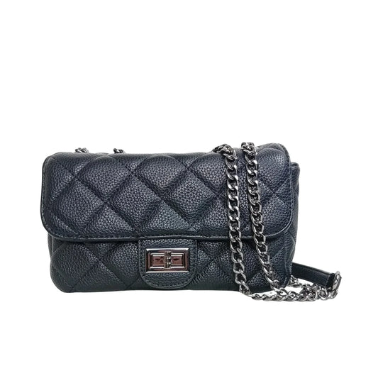 Pouch Clutch Bag in Ecopelle con Catena - borsa tracolla pelle