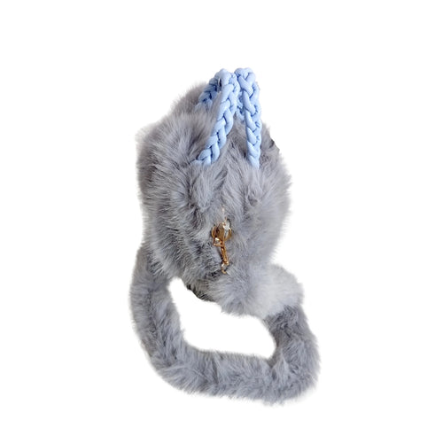 Soft fuzzy faux-fur handbag MS-0560 - Handbag