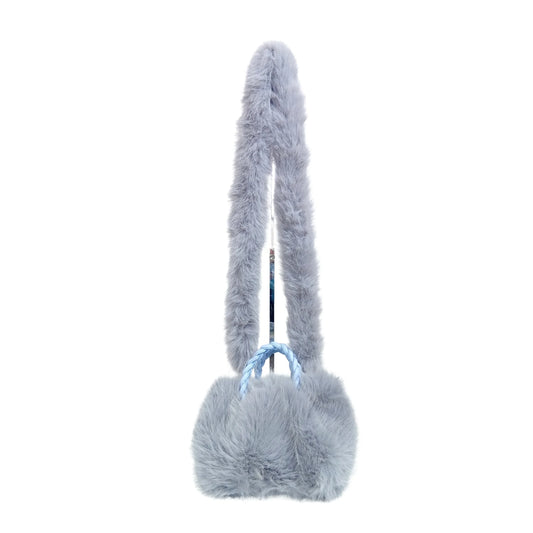 Soft fuzzy faux-fur handbag MS-0560 - Handbag
