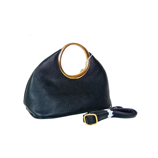 The circle Leather handbag MS-5593 - Stile Donna Bags